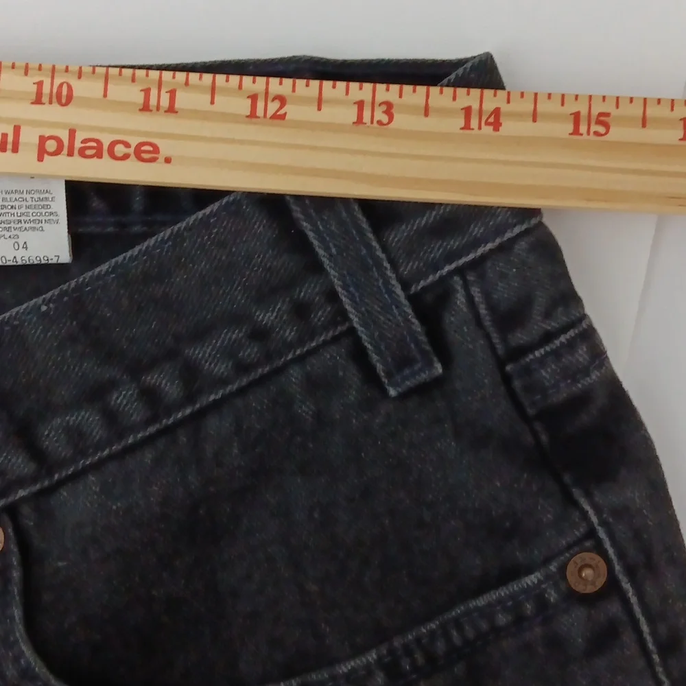 Levi's 550 Jeans Men's Size *33 x 28 Black Husky Relaxed Fit Made In USA Pre-own